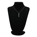 タサキ TASAKI パール 3連 ホワイトゴールド K18WG パール ダイヤモンド ネックレス TASAKI ダイヤ ドロップ スウィング
