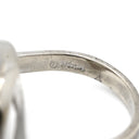 タサキ TASAKI マベパール パールグレー×ホワイトゴールド K14WG パール リング 指輪 TASAKI 真珠 大粒 ハーフパールシェイプ 14K WG オーロラ系 8号