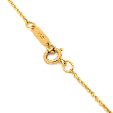 ティファニー Tiffany & Co パール ダイヤ ペンダント イエローゴールド K18YG パール ダイヤモンド ネックレス 18K 750 YG T&Co. フラワーモチーフ