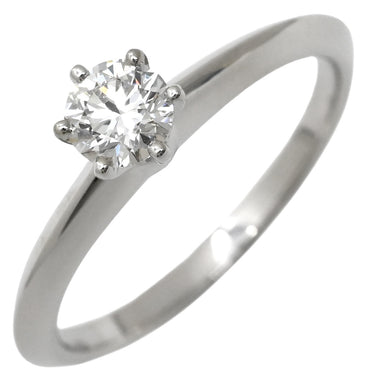 ティファニー Tiffany & Co ソリティア ダイヤリング プラチナシルバー Pt950 ダイヤモンド リング 指輪 T＆Co. 一粒 1P 立爪 VS1 0.32ct プラチナ950 11.5号