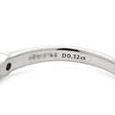 ティファニー Tiffany & Co ソリティア ダイヤリング プラチナシルバー Pt950 ダイヤモンド リング 指輪 T＆Co. 一粒 1P 立爪 VS1 0.32ct プラチナ950 11.5号