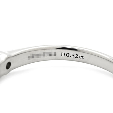 ティファニー Tiffany & Co ソリティア ダイヤリング プラチナシルバー Pt950 ダイヤモンド リング 指輪 T＆Co. 一粒 1P 立爪 VS1 0.32ct プラチナ950 11.5号