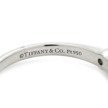 ティファニー Tiffany & Co ソリティア ダイヤリング プラチナシルバー Pt950 ダイヤモンド リング 指輪 T＆Co. 一粒 1P 立爪 VS1 0.32ct プラチナ950 11.5号