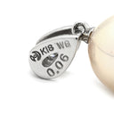タサキ TASAKI 3連パール ダイヤ パールホワイト×ホワイトゴールド K18WG パール ダイヤモンド ペンダントトップ 白 ピンク 18K 750 WG ドロップ スウィング ネックレストップ オーバルシェイプ