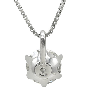 ノンブランド NON BRAND ダイヤモンド 1.823ct ペンダント プラチナシルバー Pt900 ダイヤモンド PT850(チェーン) ネックレス 1粒 1石 大粒 ラウンドブリリアントカット