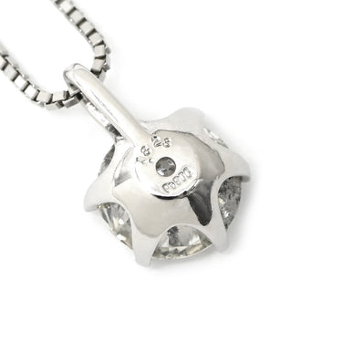 ノンブランド NON BRAND ダイヤモンド 1.823ct ペンダント プラチナシルバー Pt900 ダイヤモンド PT850(チェーン) ネックレス 1粒 1石 大粒 ラウンドブリリアントカット