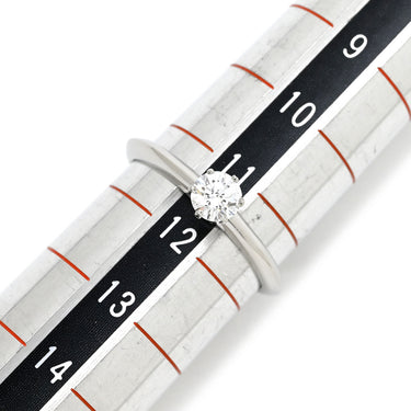 ティファニー Tiffany & Co ソリティア ダイヤリング プラチナシルバー Pt950 ダイヤモンド リング 指輪 T＆Co. 一粒 1P 立爪 VS1 0.32ct プラチナ950 11.5号