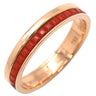 ブシュロン BOUCHERON キャトル レッド ハーフ JAL0026453 レッド×ピンクゴールド K18PG レッドセラミック #T53(JP13) リング 指輪 赤 Au750 18K PG 12.5号