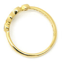 ティファニー Tiffany & Co フルハート ダイヤモンド イエローゴールド K18YG ダイヤモンド リング 指輪 T＆Co. Au750 18K エルサ ペレッティ 2P 2石 2粒 10号