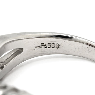ノンブランド NON BRAND 珊瑚 9.0mm ダイヤ レッド×プラチナシルバー Pt900 ダイヤモンド 珊瑚 リング 指輪 1粒 1石 赤 血赤 サンゴ プラチナ900 ラウンドシェイプ 11.5号