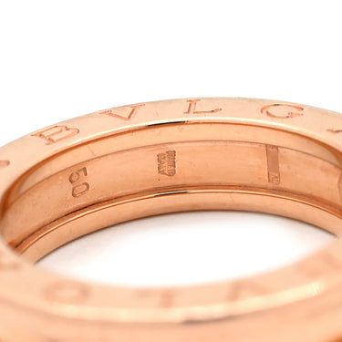 ブルガリ BVLGARI ビーゼロワン B-zero1 リング XS 336003 ピンクゴールド K18PG #50(JP10) リング 指輪 750 18金 PG 1バンドリング 10号