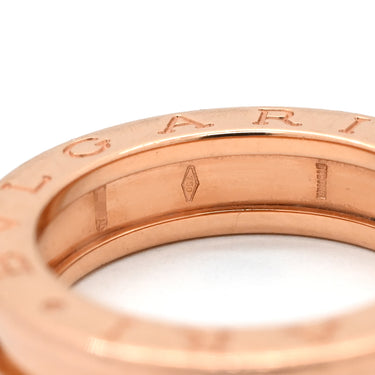 ブルガリ BVLGARI ビーゼロワン B-zero1 リング XS 336003 ピンクゴールド K18PG #50(JP10) リング 指輪 750 18金 PG 1バンドリング 10号