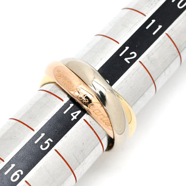カルティエ Cartier トリニティクラシック ホワイトゴールド×イエローゴールド×ピンクゴールド K18WG K18YG K18PG #53(JP13) リング 指輪 3連 3カラー 3ゴールド18K 750 13号