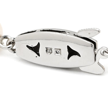 タサキ TASAKI あこやパール 7.0-7.4mm 7004 ピンク×シルバー シルバー パール ネックレス TASAKI silver 真珠 ラウンドシェイプ