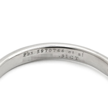 ティファニー Tiffany & Co ルシダ ダイヤモンドリング 5970744 プラチナシルバー Pt950 ダイヤモンド リング 指輪 T＆Co. 1石 1粒 スクエア 10号