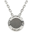 ダミアーニ DAMIANI ブラゾーニ ペンダント ホワイトゴールド K18WG ダイヤモンド ネックレス 18K 750 WG 2Pダイヤ ラウンド