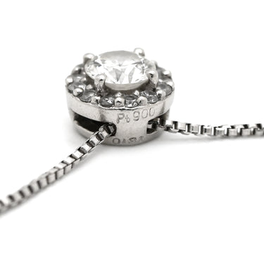 フォーエバーマーク FOREVERMARK ダイヤ ペンダント プラチナシルバー Pt900 ダイヤモンド Pt850(チェーン) ネックレス プラチナ
