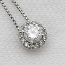 フォーエバーマーク FOREVERMARK ダイヤ ペンダント プラチナシルバー Pt900 ダイヤモンド Pt850(チェーン) ネックレス プラチナ