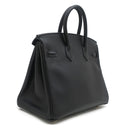 エルメス HERMES バーキン 25 ブラック ヴォースイフト ハンドバッグ ゴールド金具 黒