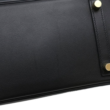 エルメス HERMES バーキン 25 ブラック ヴォースイフト ハンドバッグ ゴールド金具 黒