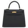 エルメス HERMES ケリー25 外縫い ブラック ヴォーエプソン 2WAYバッグ ゴールド金具 新品 未使用 ショルダー 2026年製