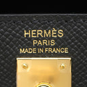 エルメス HERMES ケリー25 外縫い ブラック ヴォーエプソン 2WAYバッグ ゴールド金具 新品 未使用 ショルダー 2026年製