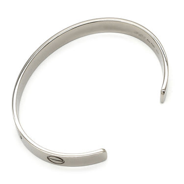 カルティエ Cartier LOVE ラブブレス オープン ラージモデル ホワイトゴールド K18WG #20 ブレスレット 750 18K 18金 WG 9mm幅
