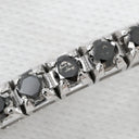 ダミアーニ DAMIANI タイムレス 20089323 ブラック×ホワイトゴールド K18WG ダイヤモンド ブレスレット ブラックダイヤ テニスブレスレット