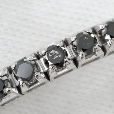 ダミアーニ DAMIANI タイムレス 20089323 ブラック×ホワイトゴールド K18WG ダイヤモンド ブレスレット ブラックダイヤ テニスブレスレット