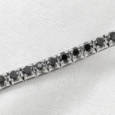 ダミアーニ DAMIANI タイムレス 20089323 ブラック×ホワイトゴールド K18WG ダイヤモンド ブレスレット ブラックダイヤ テニスブレスレット