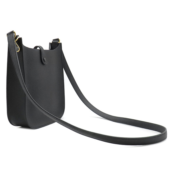お値下げします。エルメスエブリン　ブラック HERMES エルメス エブリンIII PM ショルダーバッグ レザー ブラック