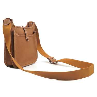 エルメス HERMES エヴリン 23 ゴールド トリヨンクレマンス ショルダーバッグ シルバー金具 新品 未使用 茶 2025年製