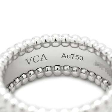 ヴァンクリーフアーペル Van Cleef & Arpels ペルレ シニアチュール VCARN32300 ホワイトゴールド K18WG #51(JP11) リング 指輪 750AU 18K WG 10.5号