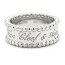 ヴァンクリーフアーペル Van Cleef & Arpels ペルレ シニアチュール VCARN32300 ホワイトゴールド K18WG #51(JP11) リング 指輪 750AU 18K WG 10.5号