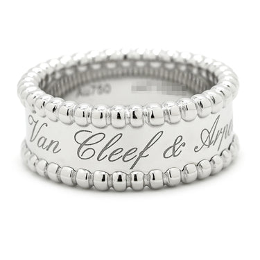 ヴァンクリーフアーペル Van Cleef & Arpels ペルレ シニアチュール VCARN32300 ホワイトゴールド K18WG #51(JP11) リング 指輪 750AU 18K WG 10.5号