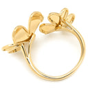 ヴァンクリーフアーペル Van Cleef & Arpels フリヴォル アントレ レ ドア VCARPJMD00 イエローゴールド K18YG ダイヤモンド #59(JP19) リング 指輪 フラワー 4Pダイヤ 20号