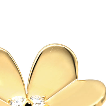 ヴァンクリーフアーペル Van Cleef & Arpels フリヴォル アントレ レ ドア VCARPJMD00 イエローゴールド K18YG ダイヤモンド #59(JP19) リング 指輪 フラワー 4Pダイヤ 20号