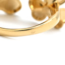 ヴァンクリーフアーペル Van Cleef & Arpels フリヴォル アントレ レ ドア VCARPJMD00 イエローゴールド K18YG ダイヤモンド #59(JP19) リング 指輪 フラワー 4Pダイヤ 20号