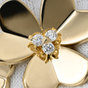 ヴァンクリーフアーペル Van Cleef & Arpels フリヴォル アントレ レ ドア VCARPJMD00 イエローゴールド K18YG ダイヤモンド #59(JP19) リング 指輪 フラワー 4Pダイヤ 20号