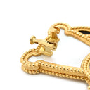 ヴァンクリーフアーペル Van Cleef & Arpels ラッキーアニマルズ ドッグ クリップ VCARP2AU00 パールホワイト×ブラック×イエローゴールド K18YG オニキス マザーオブパール ブローチ Au750 シェル オニキス