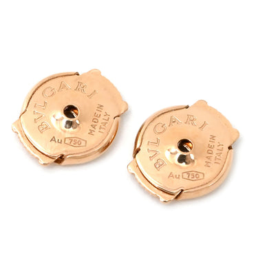 ブルガリ Bvlgari ディーヴァ ドリーム グリーン×ピンクゴールド K18PG ダイヤモンド マラカイト ピアス 18K 750PG 18金 マラカイト 1Pダイヤ