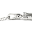カルティエ Cartier 2C ダイヤ チャーム ネックレス ホワイトゴールド K18WG ダイヤモンド ネックレス Cartier 18K Au750 WG ダイヤモンド