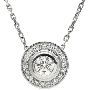 カルティエ Cartier ダムール ダイヤ N7406700 ホワイトゴールド K18WG ダイヤモンド ネックレス Cartier ブリリアントカット パヴェ 18K Au750 WG