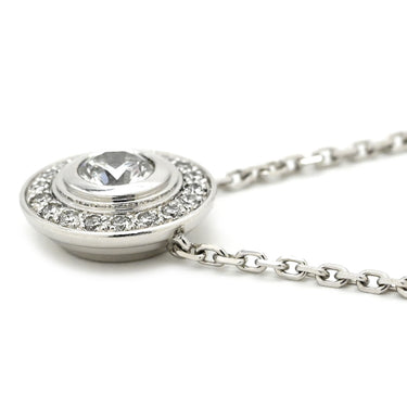 カルティエ Cartier ダムール ダイヤ N7406700 ホワイトゴールド K18WG ダイヤモンド ネックレス Cartier ブリリアントカット パヴェ 18K Au750 WG