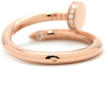 カルティエ Cartier ジュストアンクル ダイヤ B4094800 ピンクゴールド K18PG ダイヤモンド #58(JP18) リング 指輪 750 18K PG クラシックモデル 18号