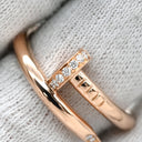 カルティエ Cartier ジュストアンクル ダイヤ B4094800 ピンクゴールド K18PG ダイヤモンド #58(JP18) リング 指輪 750 18K PG クラシックモデル 18号