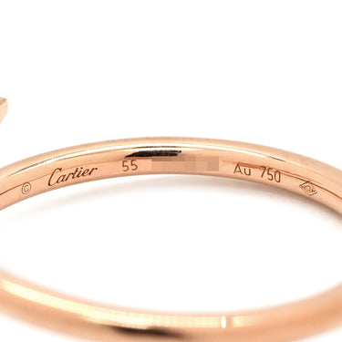 カルティエ Cartier ジュストアンクル スモール B4225800 ピンクゴールド K18PG #55(JP15) リング 指輪 750 JUSTE UN CLOU 釘モチーフ 15号