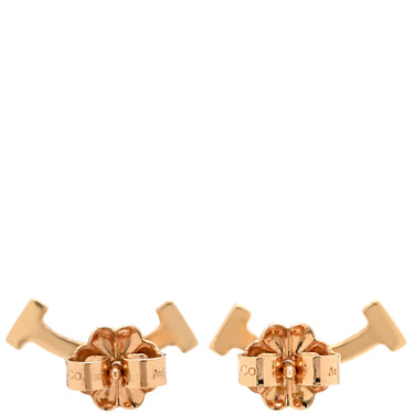 ティファニー Tiffany & Co Ｔスマイル ミニ ダイヤ 60150743 ローズゴールド K18PG ダイヤモンド ピアス ピンクゴールド T&Co. 750 18K RG PG
