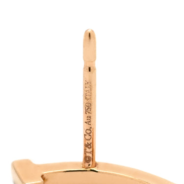 ティファニー Tiffany & Co Ｔスマイル ミニ ダイヤ 60150743 ローズゴールド K18PG ダイヤモンド ピアス ピンクゴールド T&Co. 750 18K RG PG