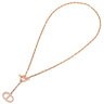 エルメス HERMES シェーヌダンクル コントゥール GM H122303B ピンクゴールド K18PG ネックレス 18K ダイヤモンド PG RG